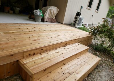 Back Porch Deck Extension